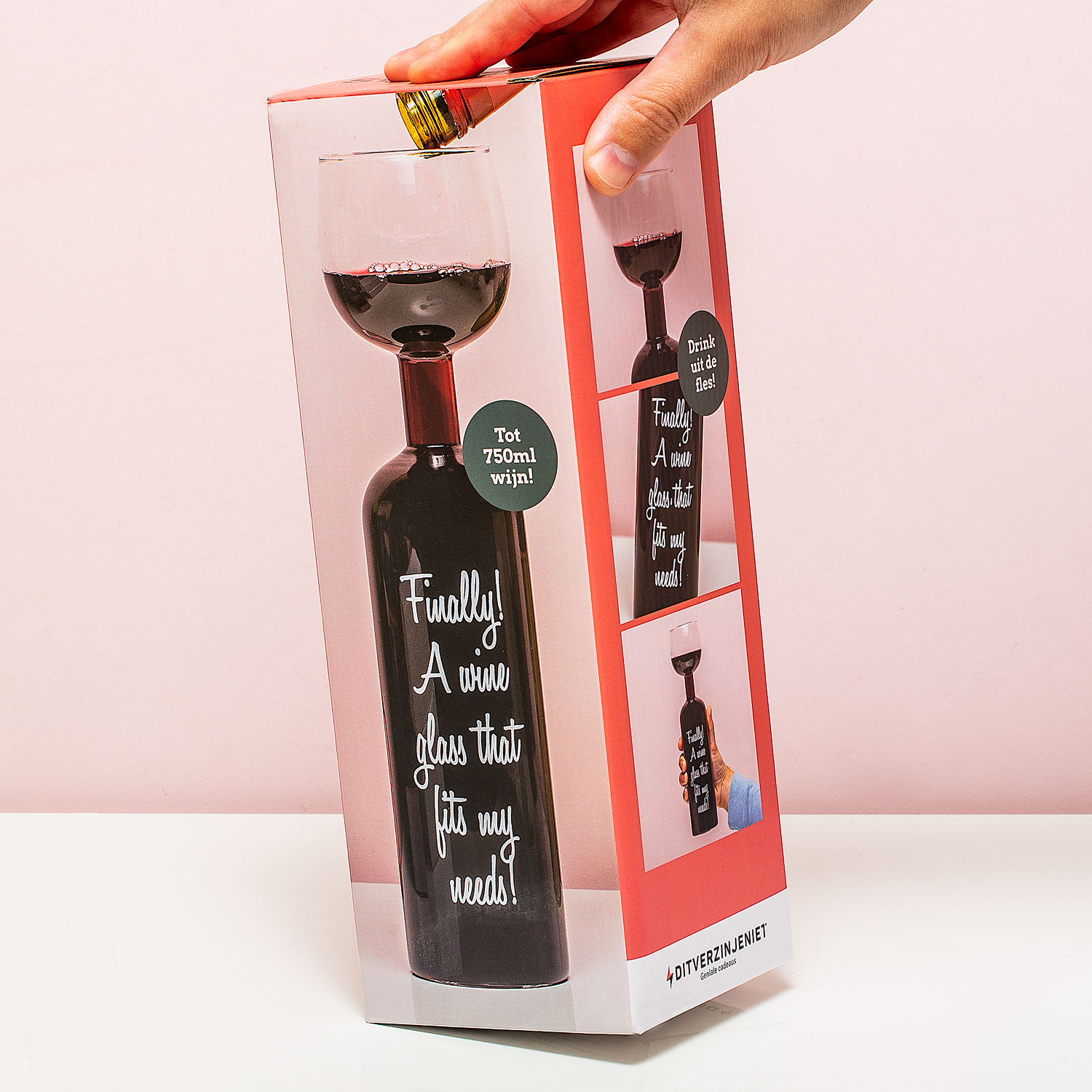 Onderscheiden Scenario Geef rechten Wijnfles wijnglas (600 ml) kopen? Scoor het online bij Cadeau!