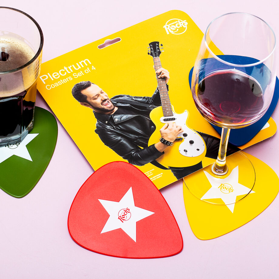 Plectrum onderzetters (set van 4)