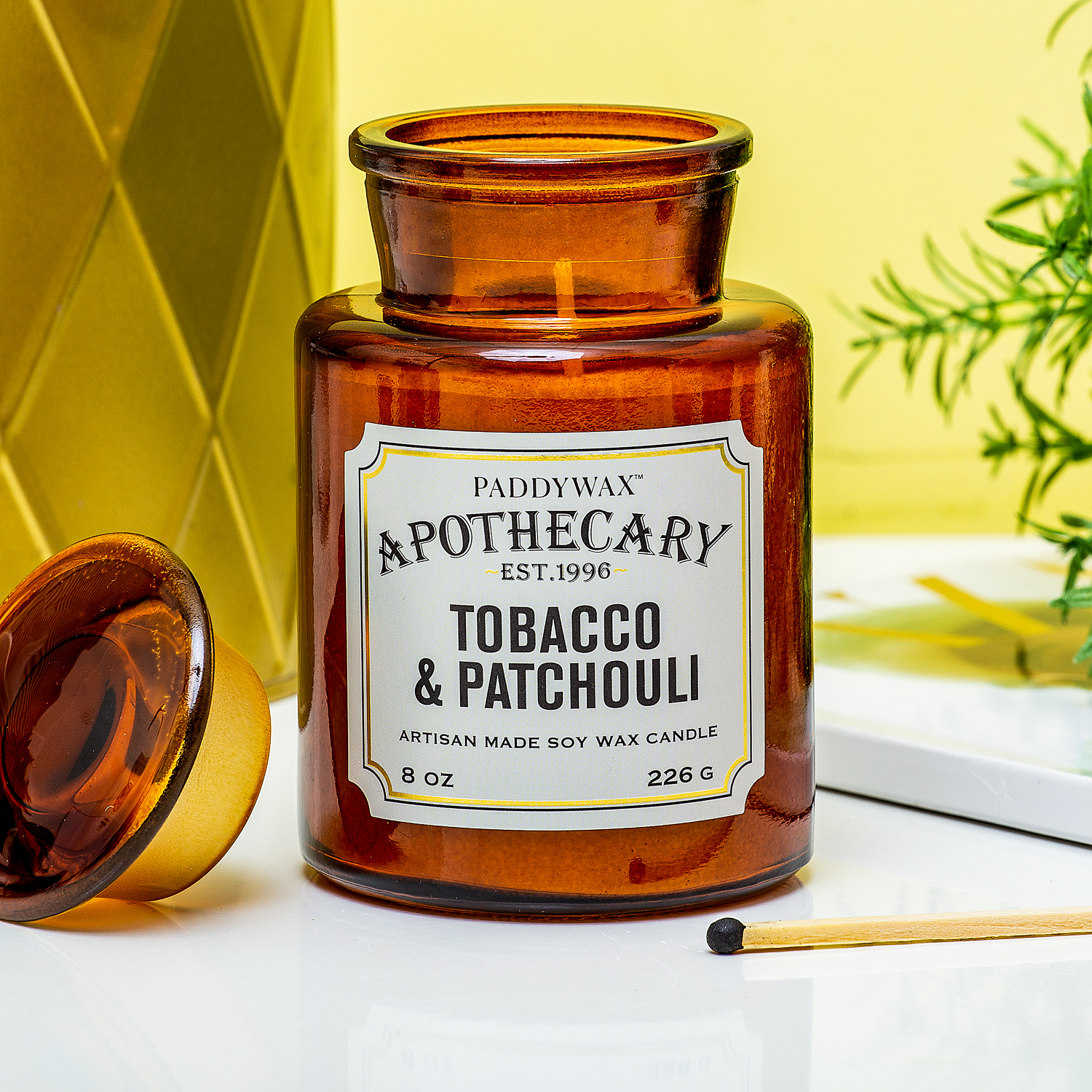 Apothecary Geurkaars Tobacco Patchouli