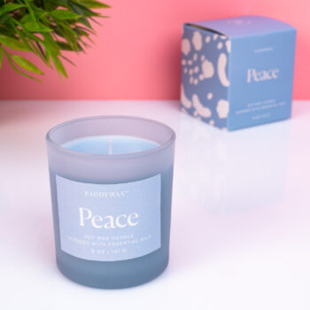 Wellness geurkaars - Peace (blauw)