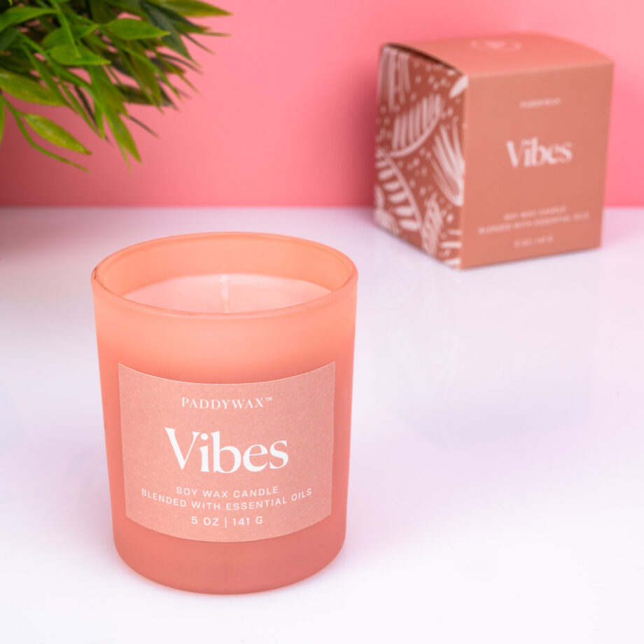 Wellness geurkaars - Vibes (roze)