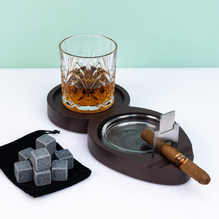 Whiskey en sigaar cadeauset