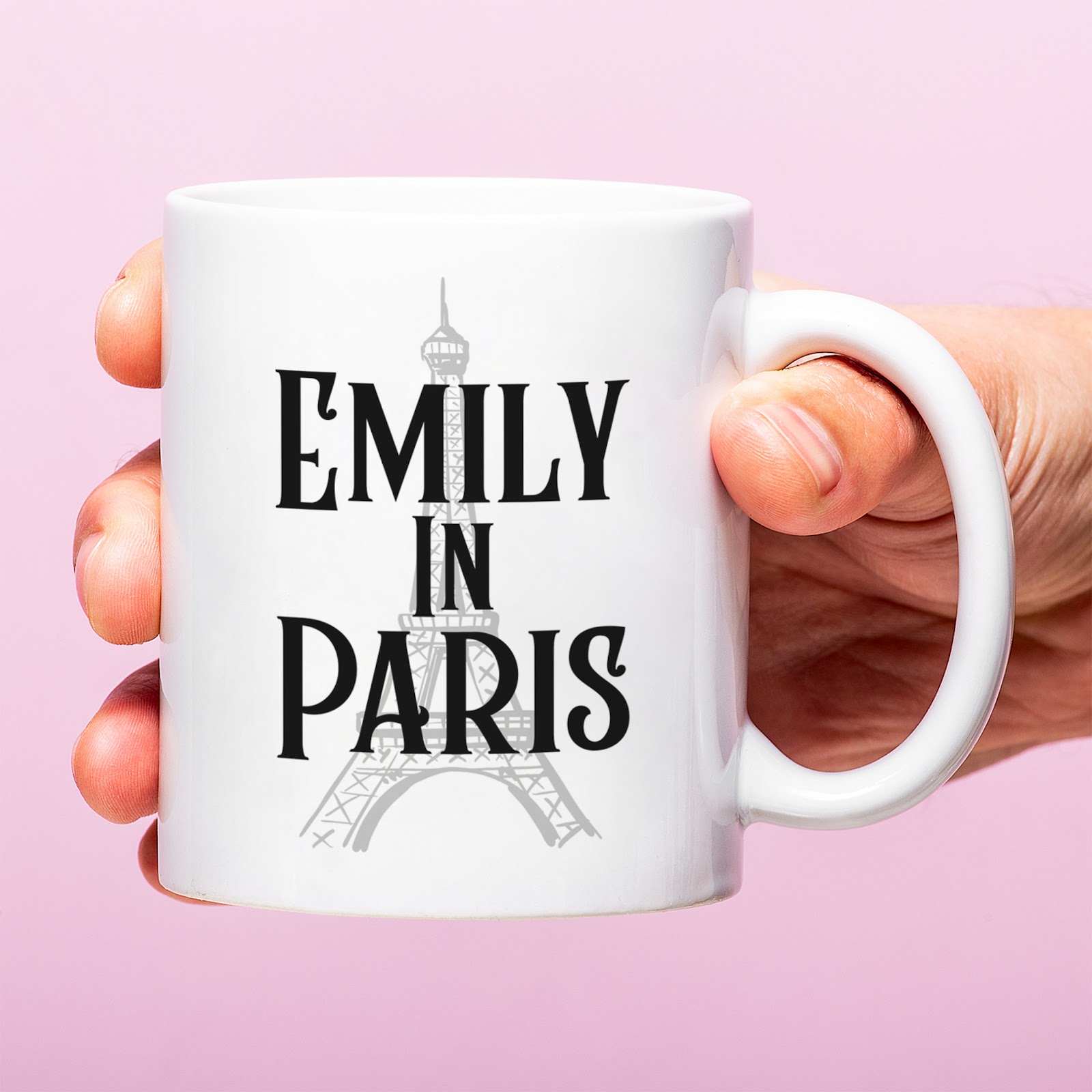 Ditverzinjeniet Gepersonaliseerde Mok Emily In Paris