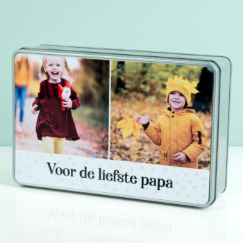 Gepersonaliseerd bewaarblik met foto's