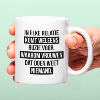 Mok In elke relatie komt ruzie voor