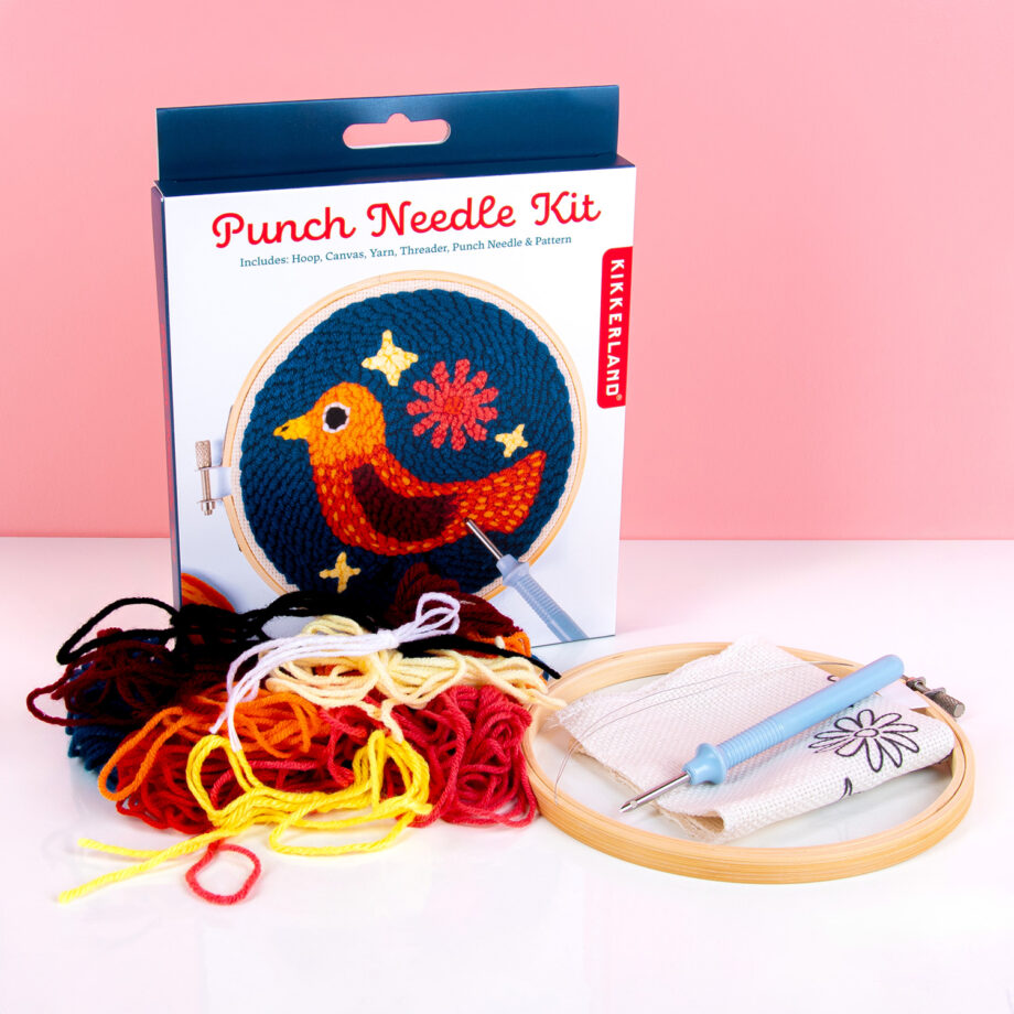 Punch needle set - Vogel