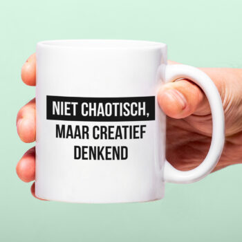 Mok Niet chaotisch, maar creatief denkend