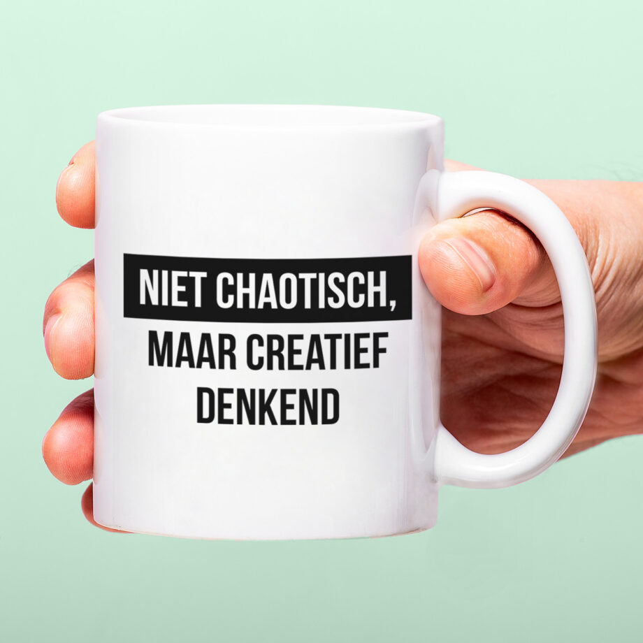 Mok Niet chaotisch, maar creatief denkend