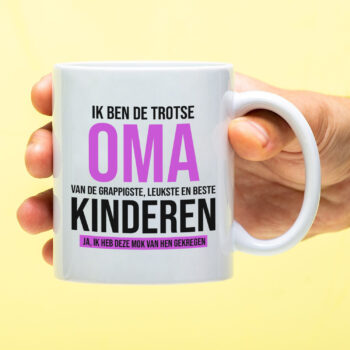 Mok Trots op de leukste kinderen - Oma