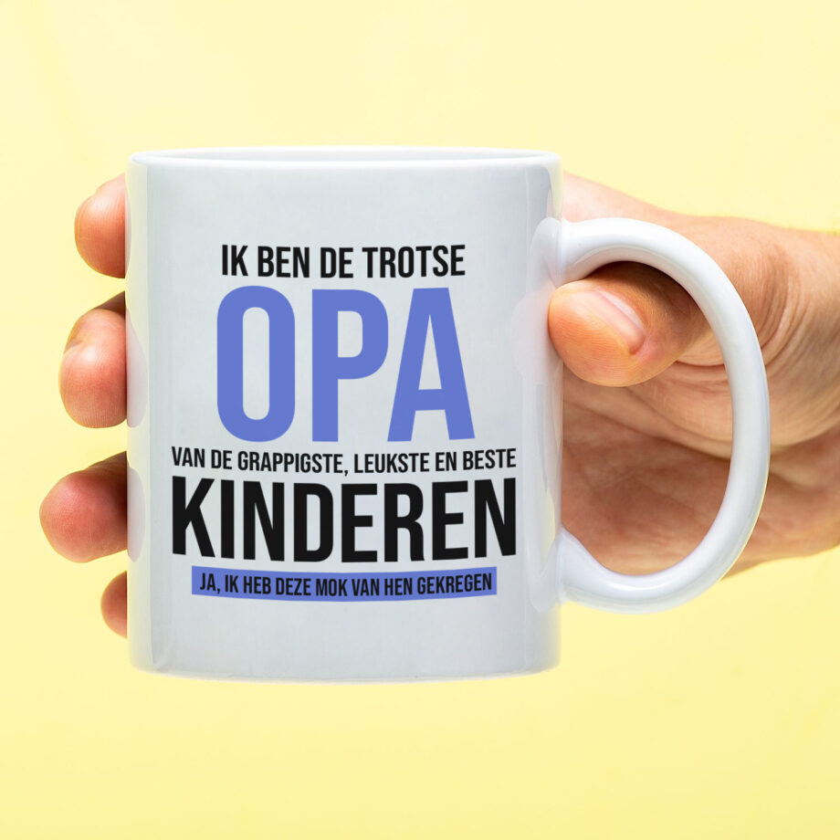 Mok Trots op de leukste kinderen - Opa