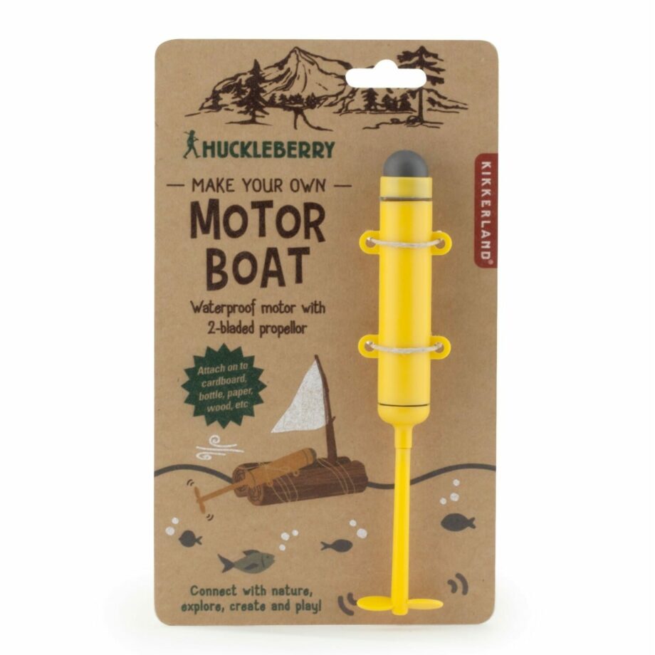 Motor voor DIY bootje verpakking